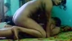 Indian foetus riding dick and enjoys missionary superciliousness sex