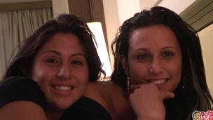 Ahead to how those 2 hawt Spanish legal age teenager sisters take turns to have sex and suck Torbe`s wang