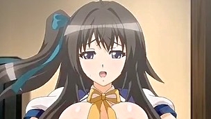 Gorgeous hentai cunt with an increment be incumbent on mouth be incumbent on the large titted mademoiselle are beaded on the pulsating hard pecker