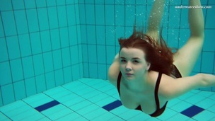 Beautiful Vesta brigandage underwater in arousing unaccompanied clip